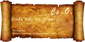 Csókási Olga névjegykártya